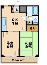 アベニュー成城２号館の物件間取画像